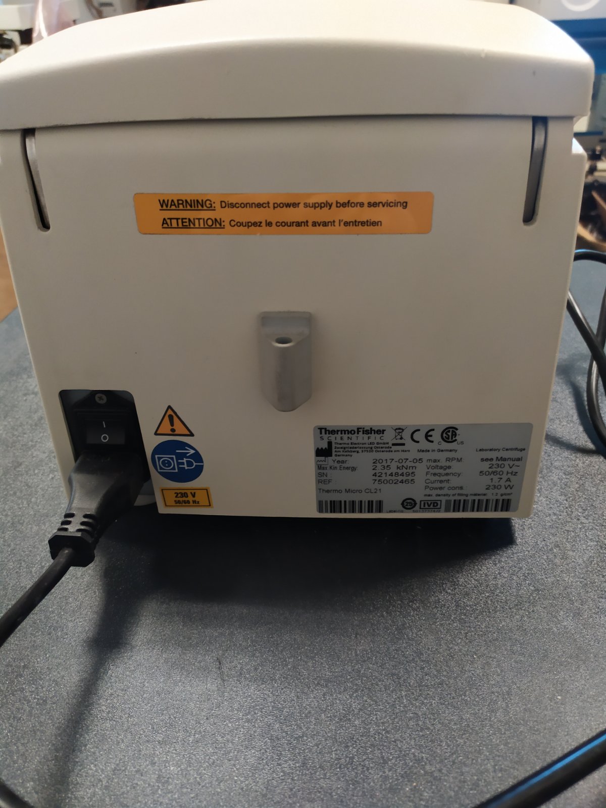ThermoFisher Scientific Micro CL21, Refurbished - Image 7