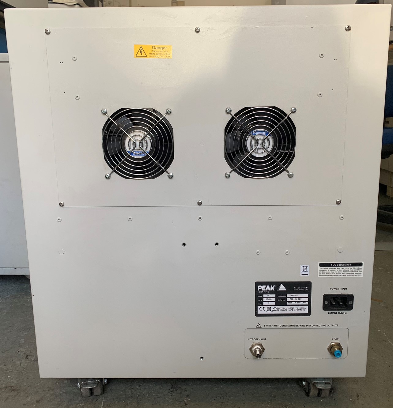 Peak Scientific Instruments Genius NM32LA Nitrogen Generator, Refurbished - Image 8