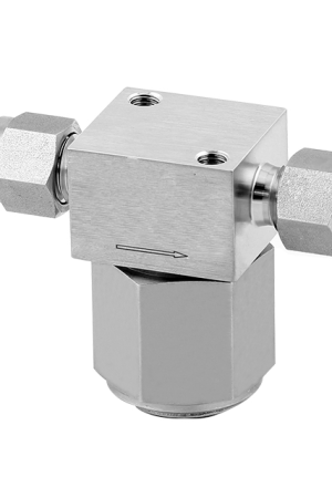 316 SS, FT Series Tee-type Filter, 1/8" Tube Fitting
