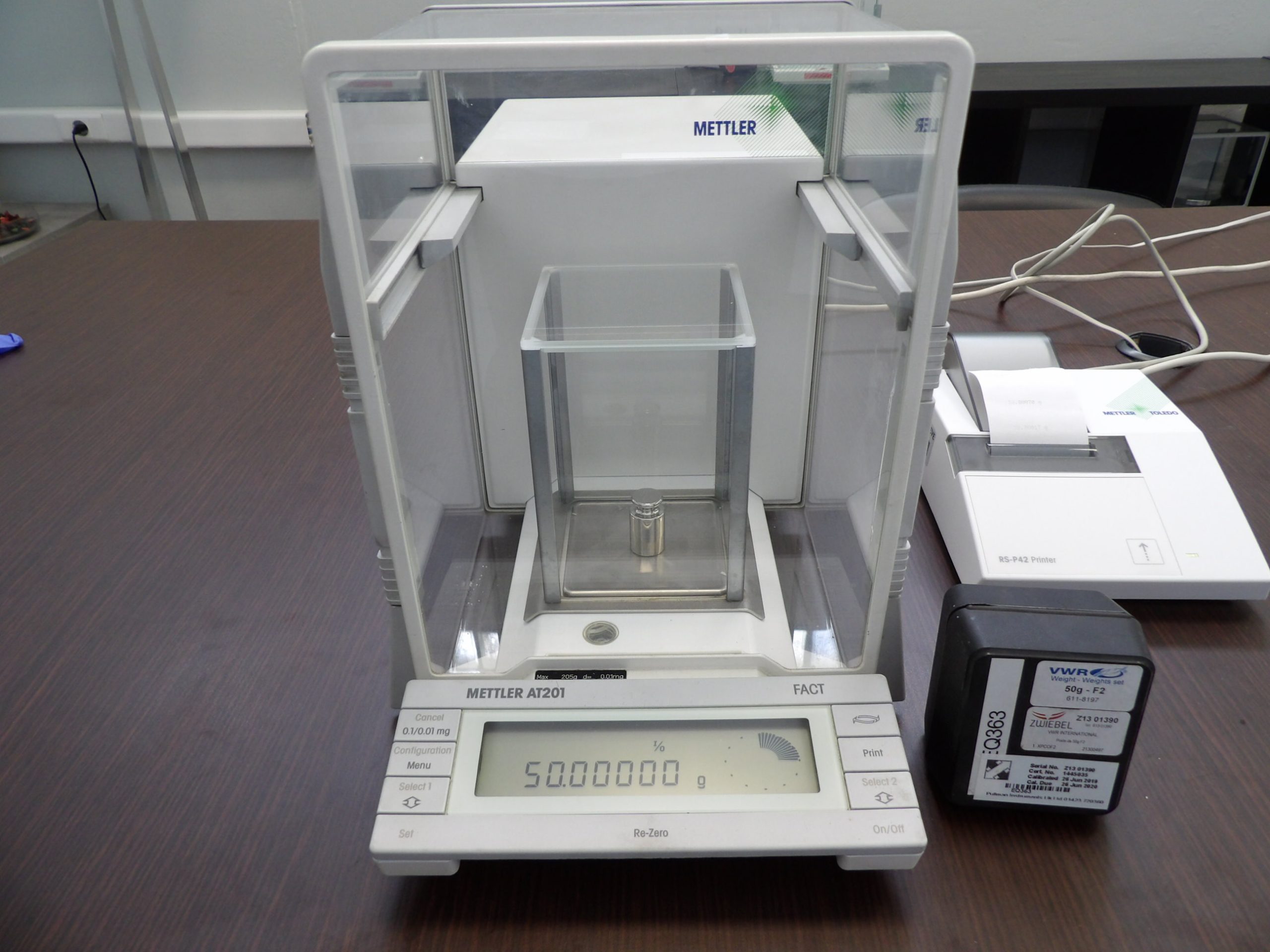 Mettler Toledo AT201 with RS-P42 Printer, Refurbished