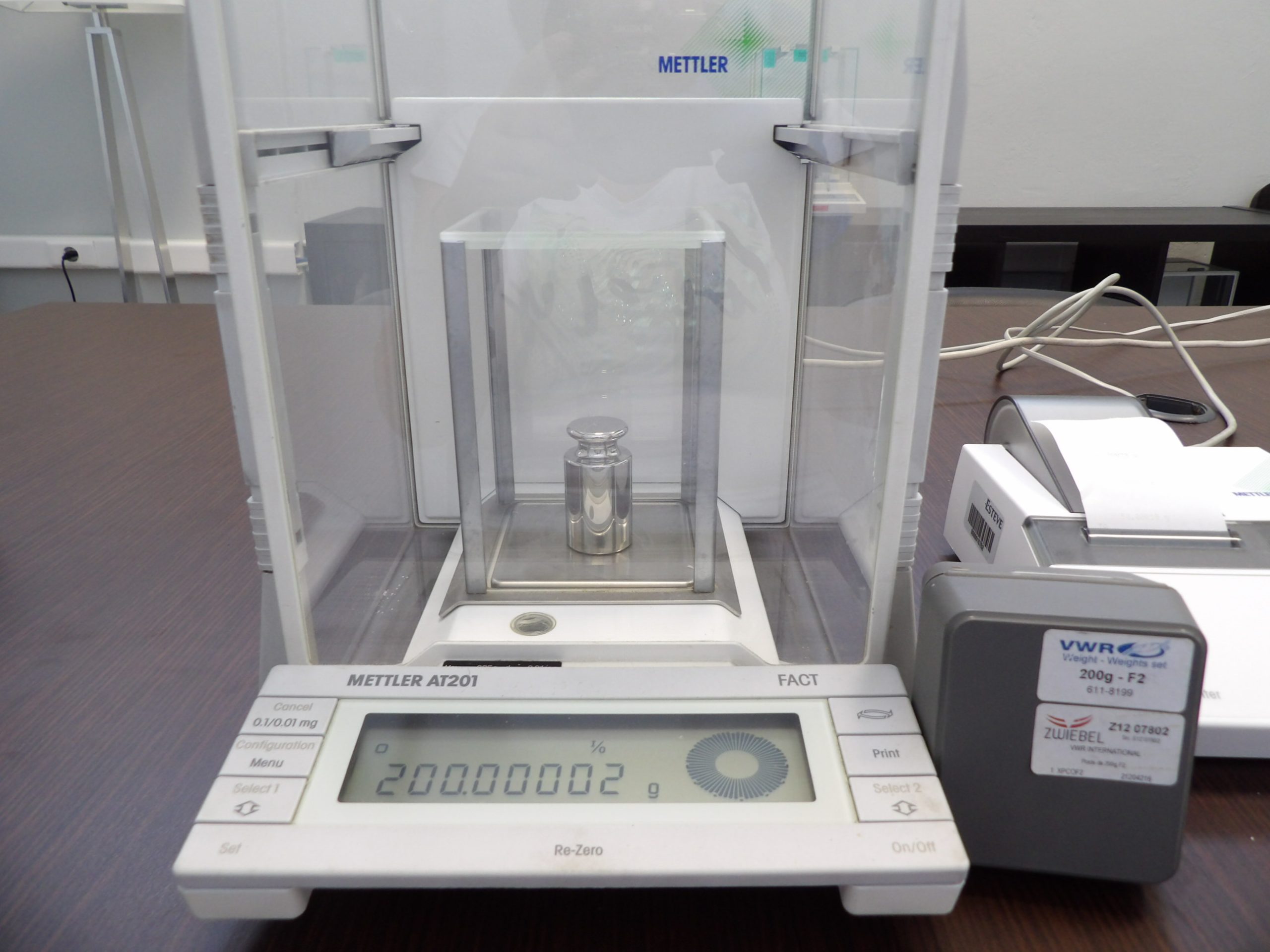 Mettler Toledo AT201 with RS-P42 Printer, Refurbished - Image 3